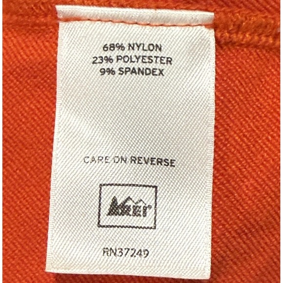 REI Jacket Womens XS Red‎ Full Zip Windbreaker Rain Resistant Hooded Zip Pockets - Picture 8 of 10